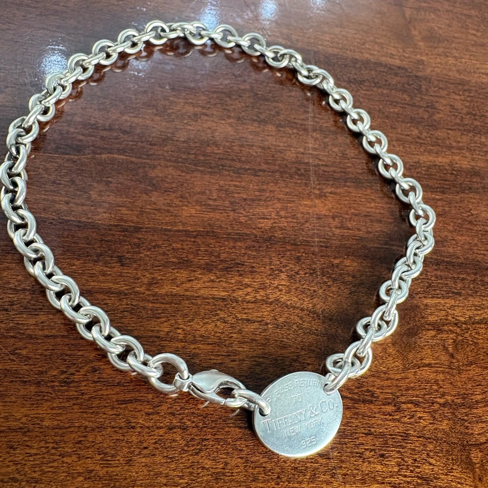 VINTAGE TIFFANY & CO “Return To Tiffany” sterling silver choker